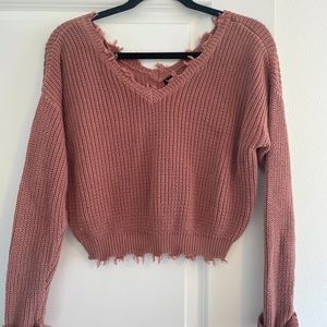 Moon & Madison Rose Pink Sweater XS